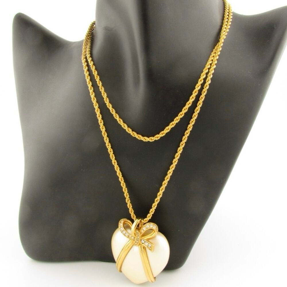Joan Rivers Classics Collection Gold Heart Necklace - Picture 2 of 9